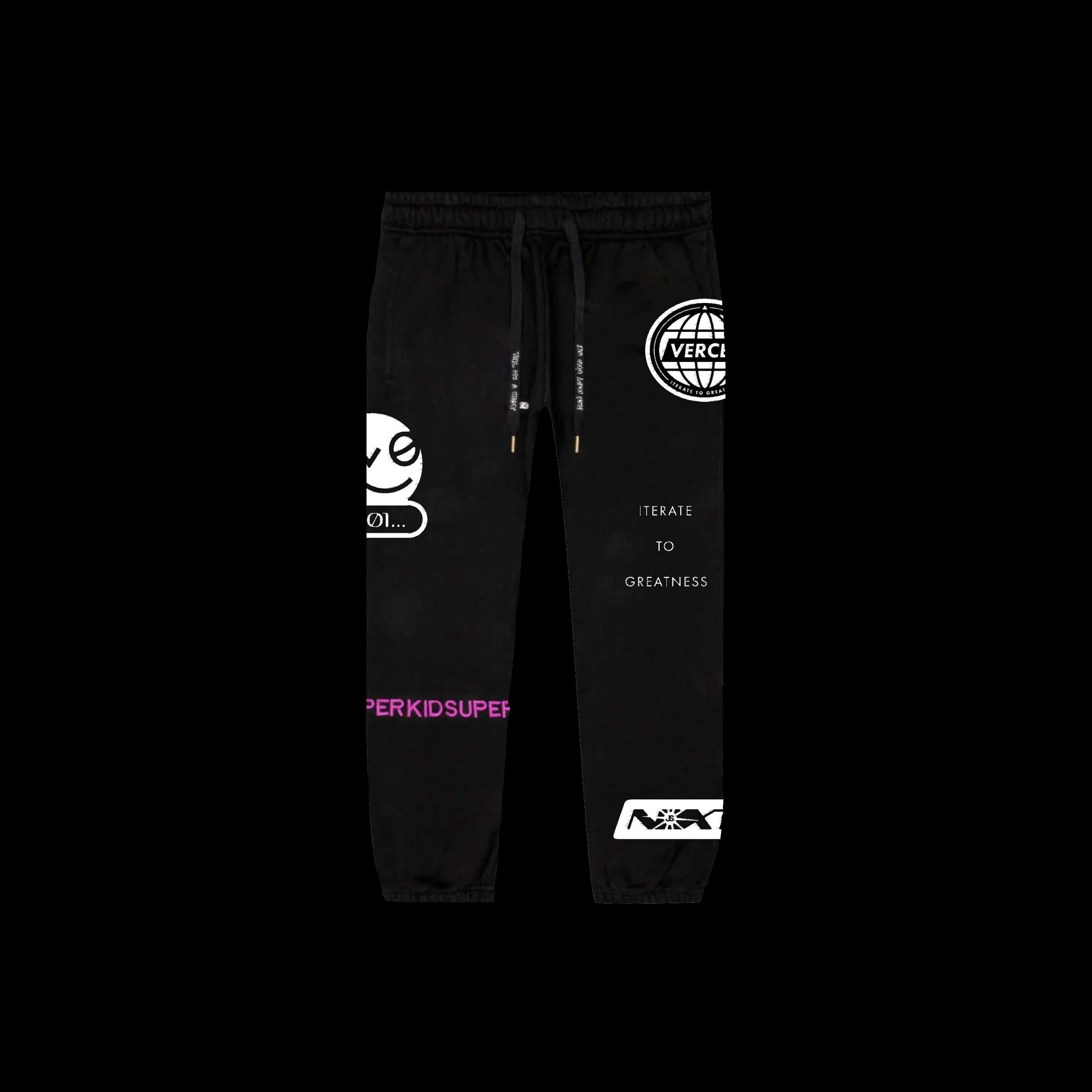 KidSuper x Vercel Fleece pants - v-pants